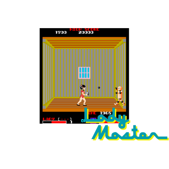 Immagine che porta a spezzone video tratto dal videogioco picchiaduro a scorrimento da sala giochi "Lady Master"