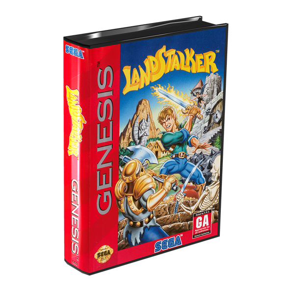 Immagine che porta a spezzone video tratto dal videogioco arcade per Megadrive "Land Stalker"