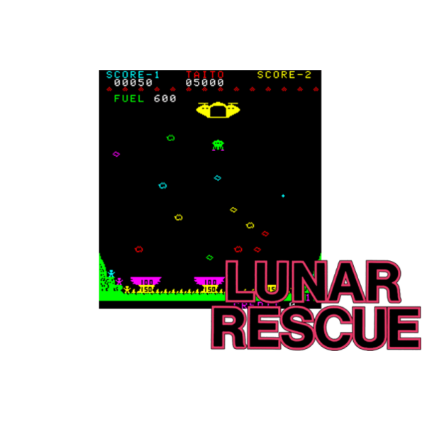 Immagine che porta a spezzone video tratto dal videogioco da sala giochi "Lunar Rescue"