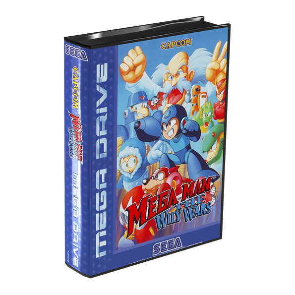 Immagine che porta a spezzone video tratto dal videogioco arcade a scorrimento orizzontale per Megadrive "Megaman -  The Wily Wars"
