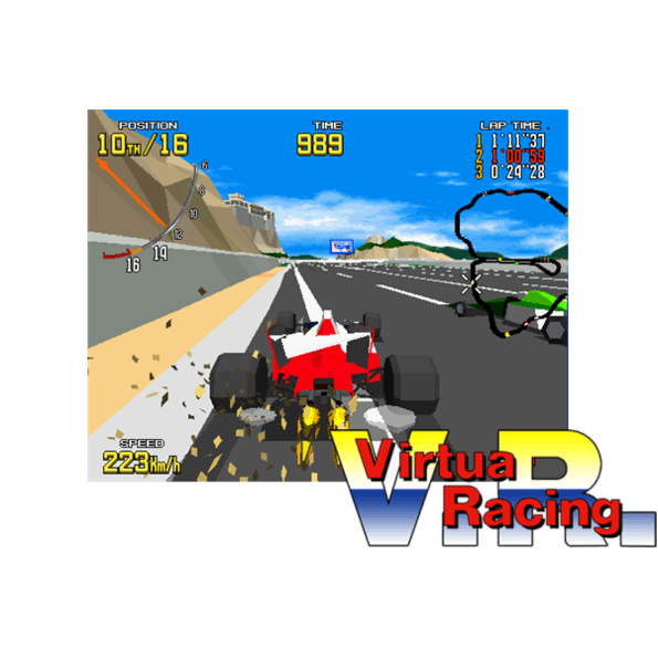 Immagine tratta dal videogioco di formula 1 da sala giochi "Virtua Racing"