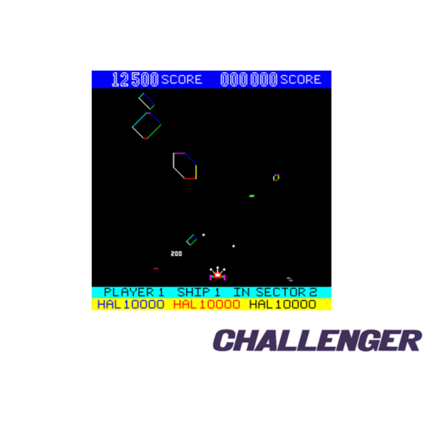 Immagine che porta a spezzone video del videogioco sparatutto statico da sala giochi "Challenger"