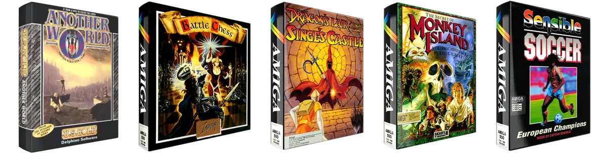 Immagini di Videogiochi che portano a lista di videogiochi della console "Amiga"